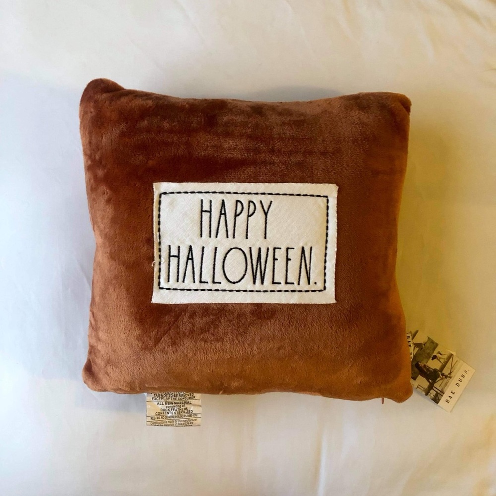Rae Dunn Happy Halloween pillow